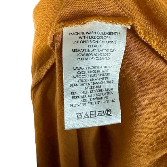 Pilro and the Letterpress spliced mustard yellow tee S Small - Picture 4 of 8